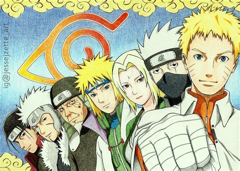 NARUTO Volume 53 Chapter 500 "The Birth of Naruto". . Naruto shippuden all hokage